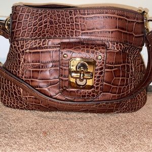 Brown genuine leather purse